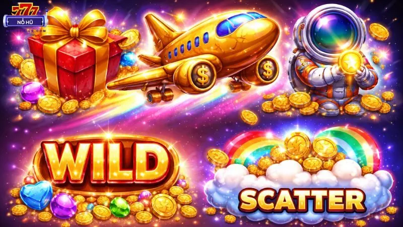 Biểu tượng Nổ Hũ Máy Bay độc đáo tạo cơ hội trúng jackpot lớn mỗi vòng quay